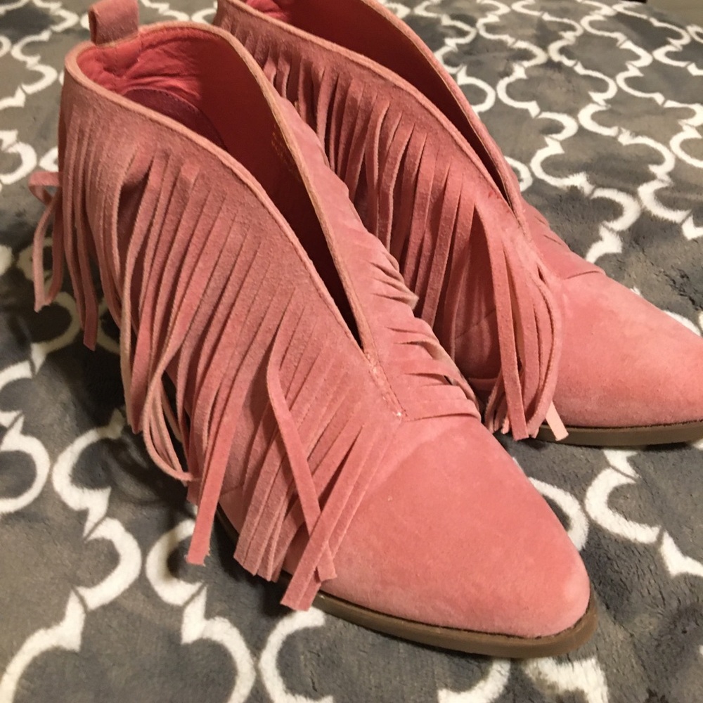 Cutest pink boots
